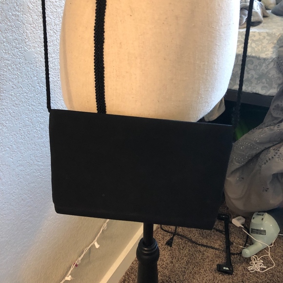 Women's Crossbody Purse Black Simple Bag - Picture 2 of 3